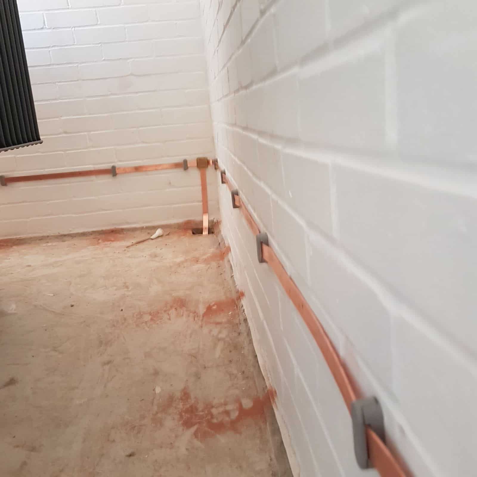 Earthing System Installed Close to the Floor