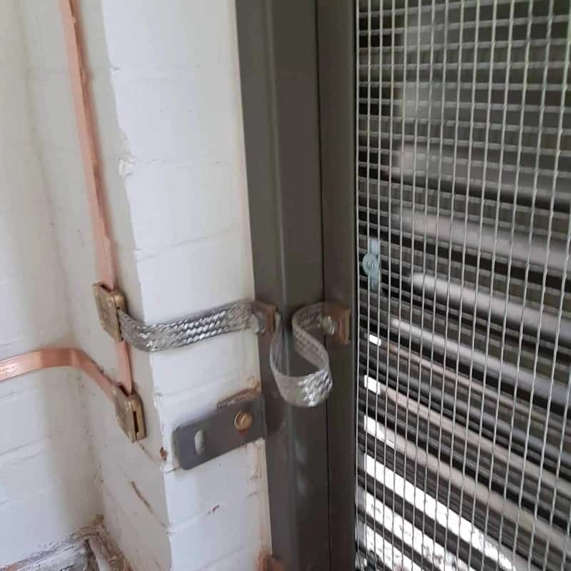 Earthing System Attached to Door