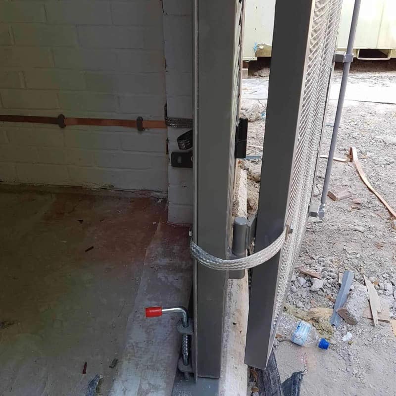 Earthing System Near Entrance to Building